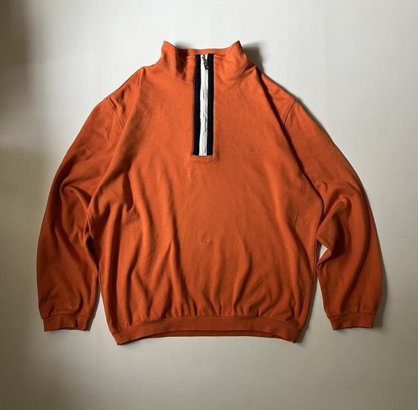 Men Bogner Sweater Orange 40 /L / 48 #64XR