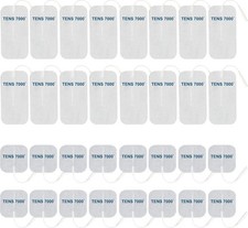 TENS 7000 Official TENS Unit Replacement Pads, 32 Pack, 16-2" X 2", 16-2" X 4"