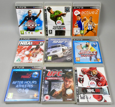Sony PS3 Sport Spielepaket 9 Titel gemischt EA 2K Codemasters gebraucht - SPORT