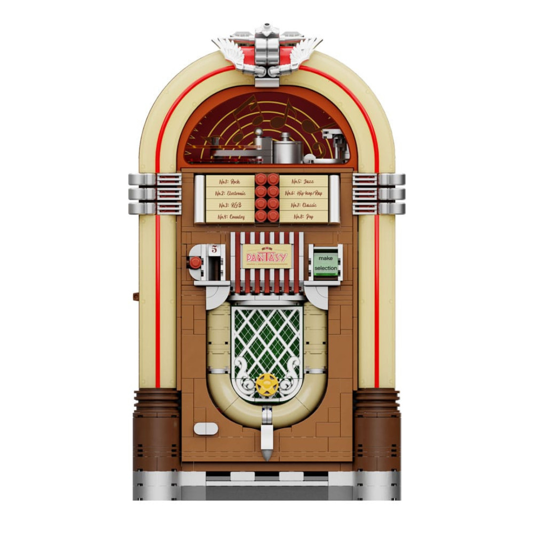 Jukebox Bloc de Construction PANTASY Maquette Rétro avec Mécanisme