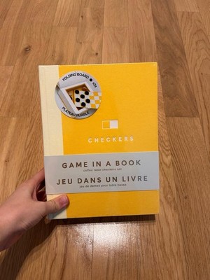 NEU & OVP   Checkers  Game in a Book    The Games Library   Design Brettspiel