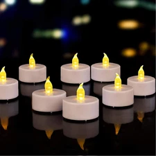 150 Pack LED Tea Lights Flameless Candles Warm Yellow Battery Powered