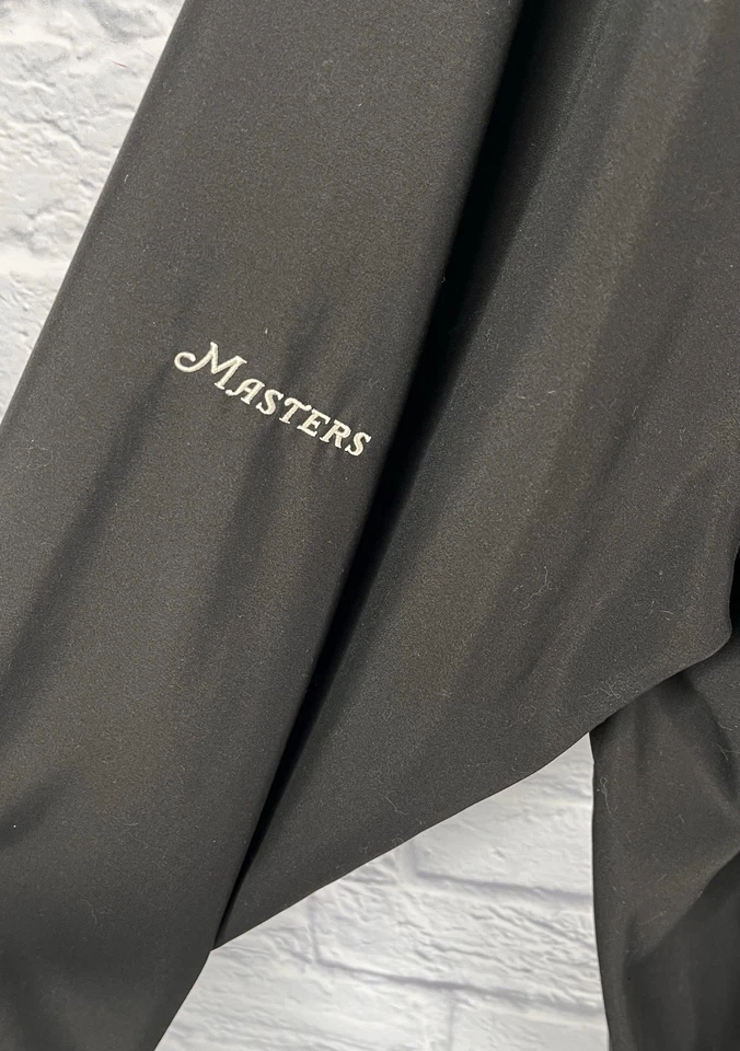 COLECCIÓN MASTERS Top Popover Hombre Negro 1/4 Botón Logo Manga Larga XL Foto 4 de 4