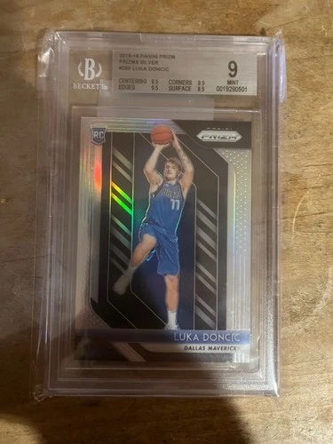 2018 PANINI PRIZM SILVER #280 LUKA DONCIC RC MAVERICKS BGS 9