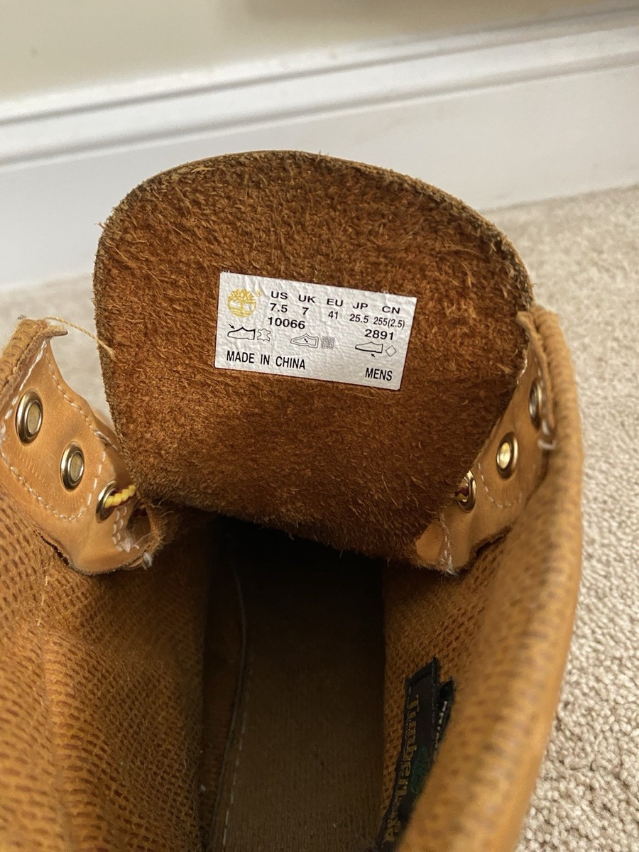 Timberland Men's 6-Inch Basic Waterproof Boots Wheat Nubuck 7.5