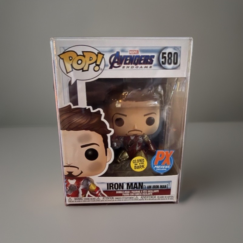 Funko Pop! Vinyl Iron Man #580 Glow in the Dark PX Previews Exclusive
