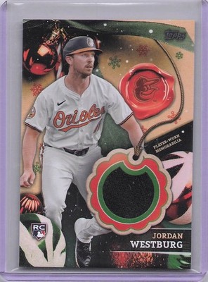 2024 Topps Holiday - Relics Jordan Westburg #RC-JW (MEM, RC)