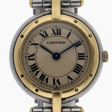 CARTIER 166920 PANTHERESM WATCH beige SS/GF QZ