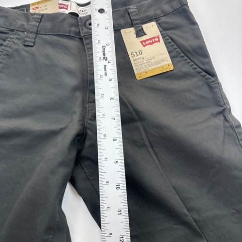Levi's 510 Skinny Jeans Boys Size 14 Reg Graphite Gray 27x27 - Picture 6 of 10