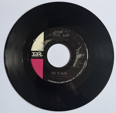 The O ' Jays  Lipstick Traces   -  Imperial   -  60's Soul 45  - EX