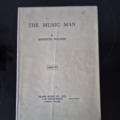 Vintage The Music Man komplette Partitur von Meredith Willson