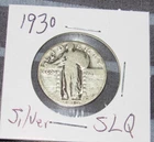 SLQ Silver 1930 p Philadelphia Mint Standing Liberty Quarter Old coin