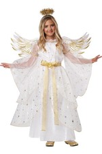 Starburst Angel Child Costume Dress With Wings And Halo 3020 004