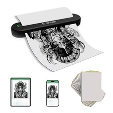 YILONG ATS886L Lite Wireless Tattoo Thermal Stencil Printer Machine Bluetooth PC