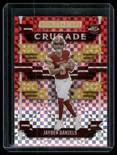 2024 Panini Rookies & Stars - Crusade Jayden Daniels #C-JDS Plaid (RC)