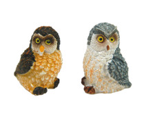 Gufo per Pastori Alti 7/10 Cm -  Modello a Scelta - Animali per Presepe