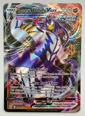 Rapid Strike Urshifu VMAX Full Art   88/163   Ultra Rare