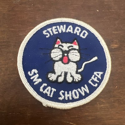 Vintage Steward SM Cat Show CFA Patch 1/1 On eBay