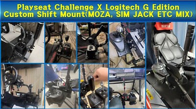 Playseat Challenge X Logitech G Edition Custom Mount(MOZA, SIMAGIC ETC Mix)