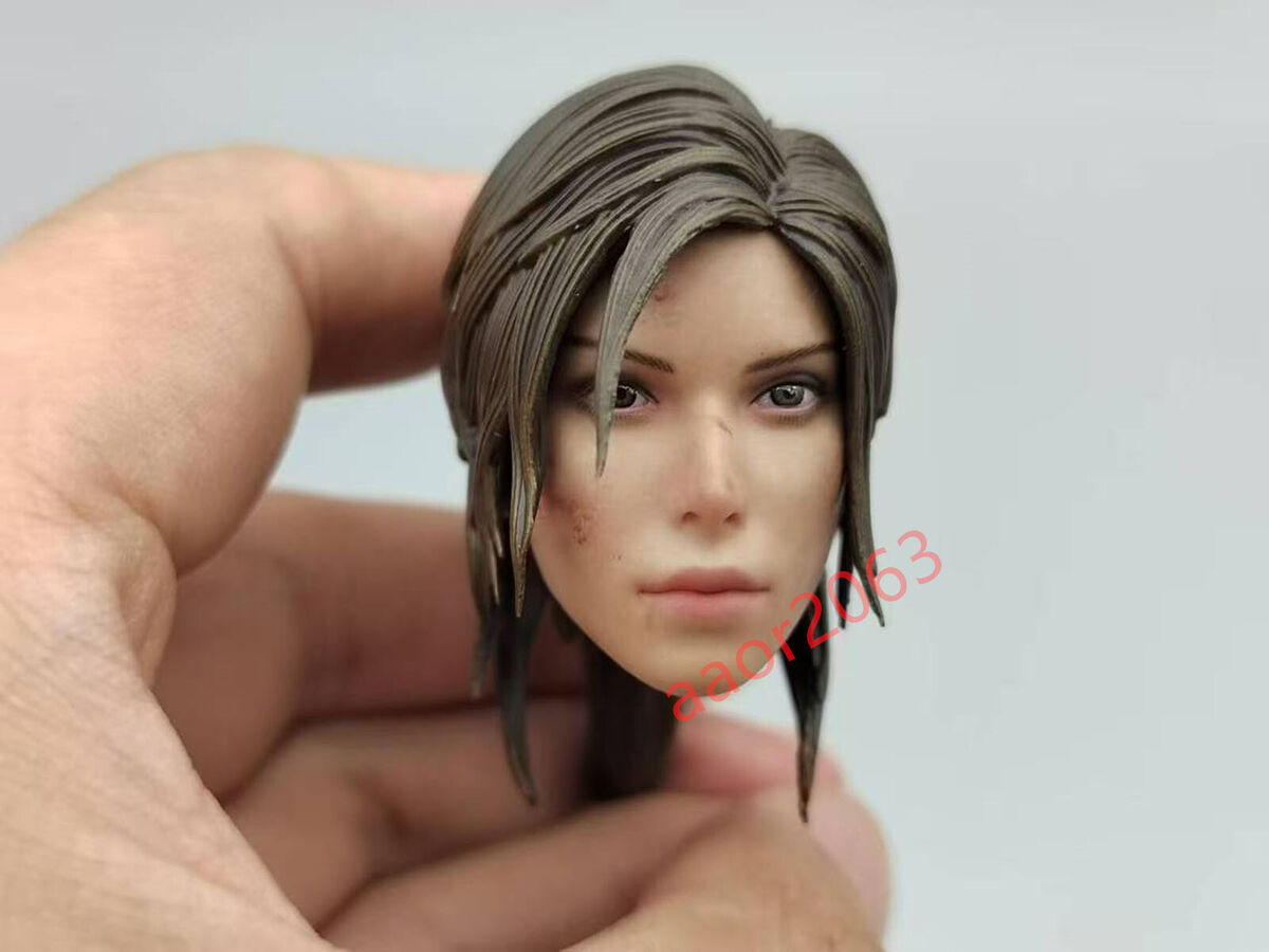 SWTOYS FS061 1/6 Scale Lara Croft Head Sculpt Model for 12 SWTOYS FS061 1/6 Scale Lara Croft Head Sculpt Model for 12