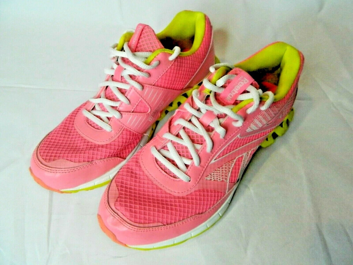 ZigTech Women's Running Casual 7 Pink/Yellow |