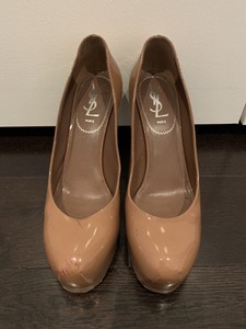 nude ysl heels