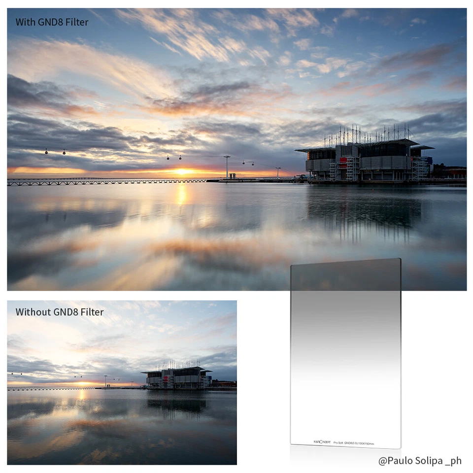 K&F Concept 100m Square ND 1000+150mm GND8 Filter+8 x Filter Adapter Rings Kit - Image 4 of 4