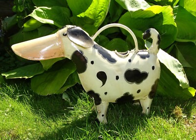 EXNER Design Gießkanne – Metall-Katze Als Garten-Deko, Handbemalt, Ca. 28x11x30 Cm, Witziges Geschenk Für Katzenfans