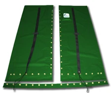 Hobie 18 3pc Trampoline for boats without wings - Green Vinyl + Lacing Lines