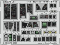 MW22 Eduard FE1511 F-14D 1/48 Zoom Set For Great Wall Hobby