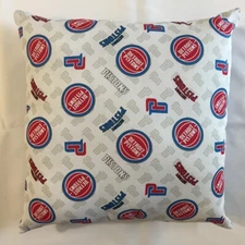 NBA DETROIT PISTONS COMPLETE 15 X 15 COTTON PILLOW - GIFTS 3 Styles