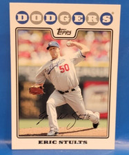 Eric Stults P Dodgers Topps Baseball Card #UH162 2008