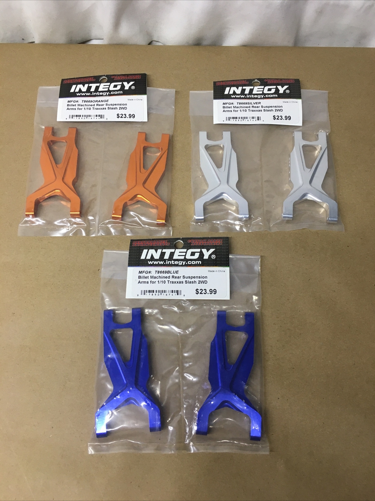 T8669 Integy Billet Machined A-Arms For 1/10 Traxxas Slash 2WD