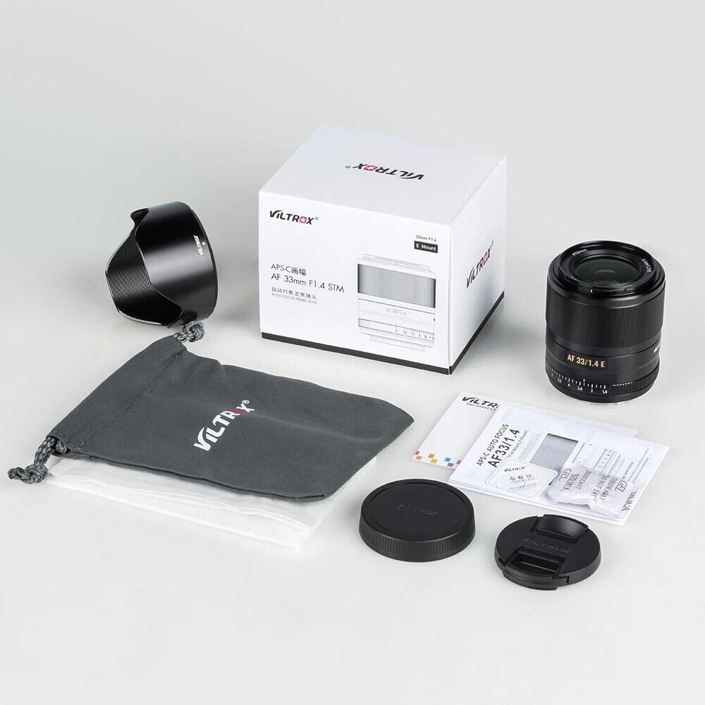 VILTROX 33mm F1.4 STM Auto Focus Fixed Focus Lens for Fujifilm X-Mount  Camera