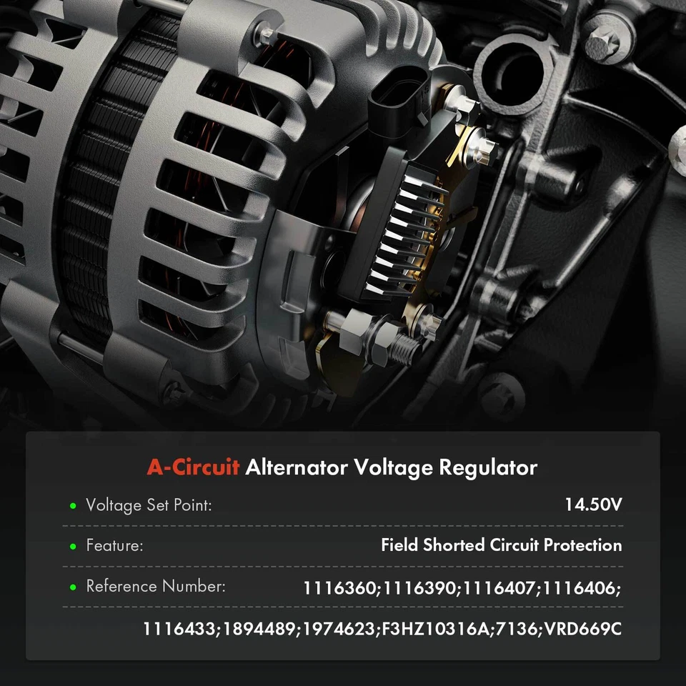Regulador de voltaje del alternador 14V para Chevrolet C1500 GMC C2500 Jimmy G3500 K2500 Foto 2 de 4