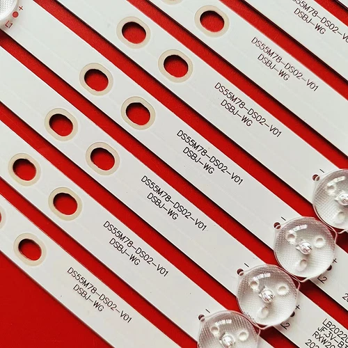 LED backlight Bars For DS55M78-DS02-V01 LSC550FN25-W 55BAIRD TI5510DLEDD AKTV480 - Picture 4 of 10