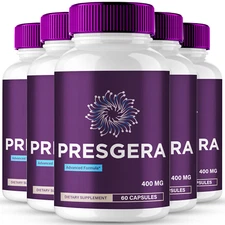 (5 Pack) Presgera Nerve Health Capsules, Advanced Healthy Nerve Support Pills