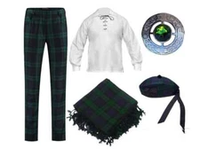 Scottish Men's Tartan Trew Trousers Handmade Golf Pants Christmas Wedding Outfit