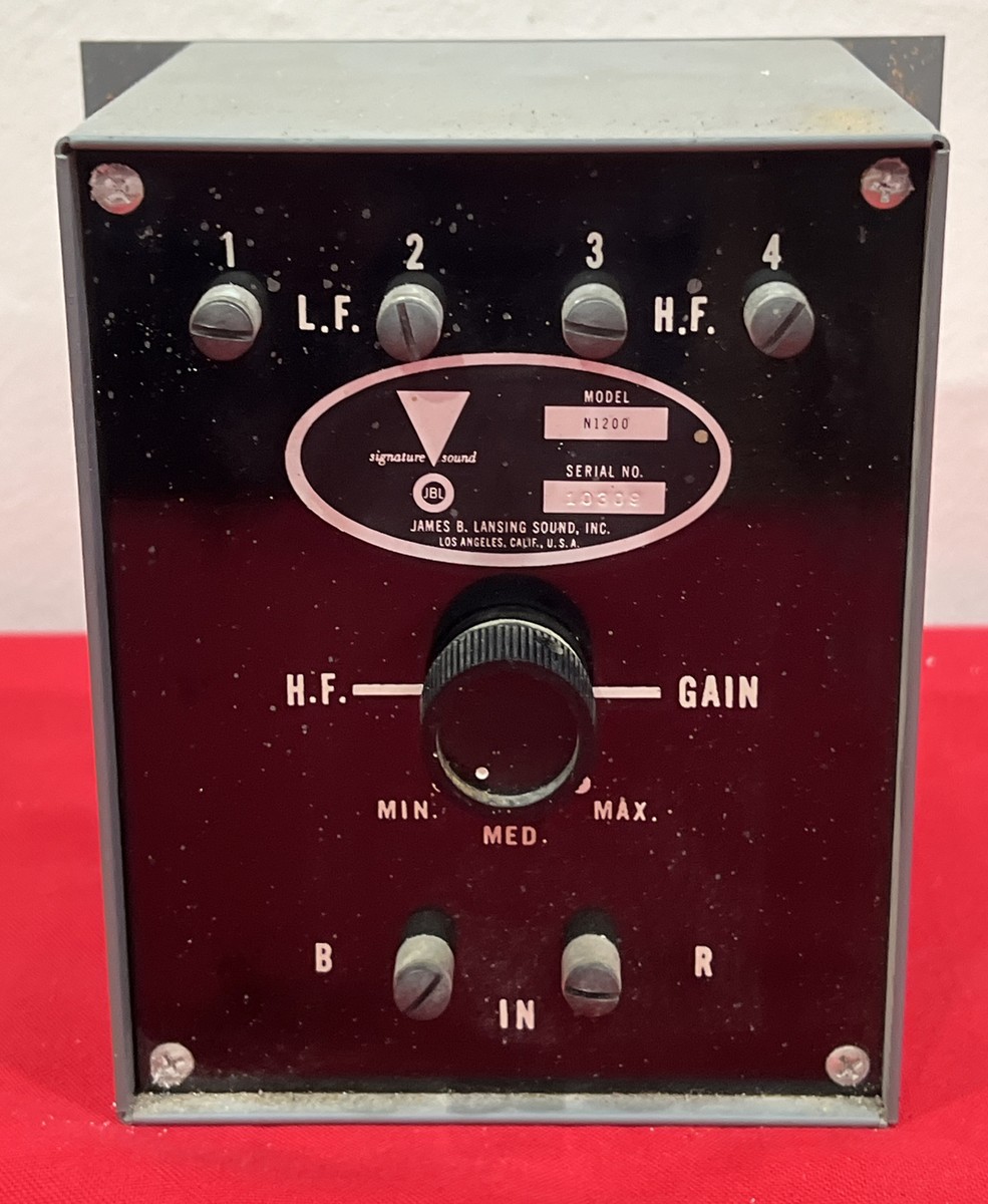 JBL N1200 16 Ohm crossover Serial #10309 | eBay