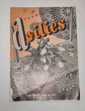 1945 Favorite Doilies Vintage Paper Back Book 217 20 Patterns Canadian Spool