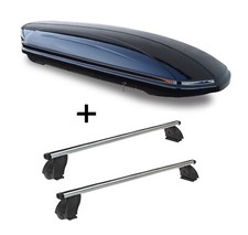 Dachbox VDPMAA580L+Dachtr&auml;ger K1P Alu f&uuml;r f&uuml;r Mercedes C W205 4T&uuml;rer ab 14