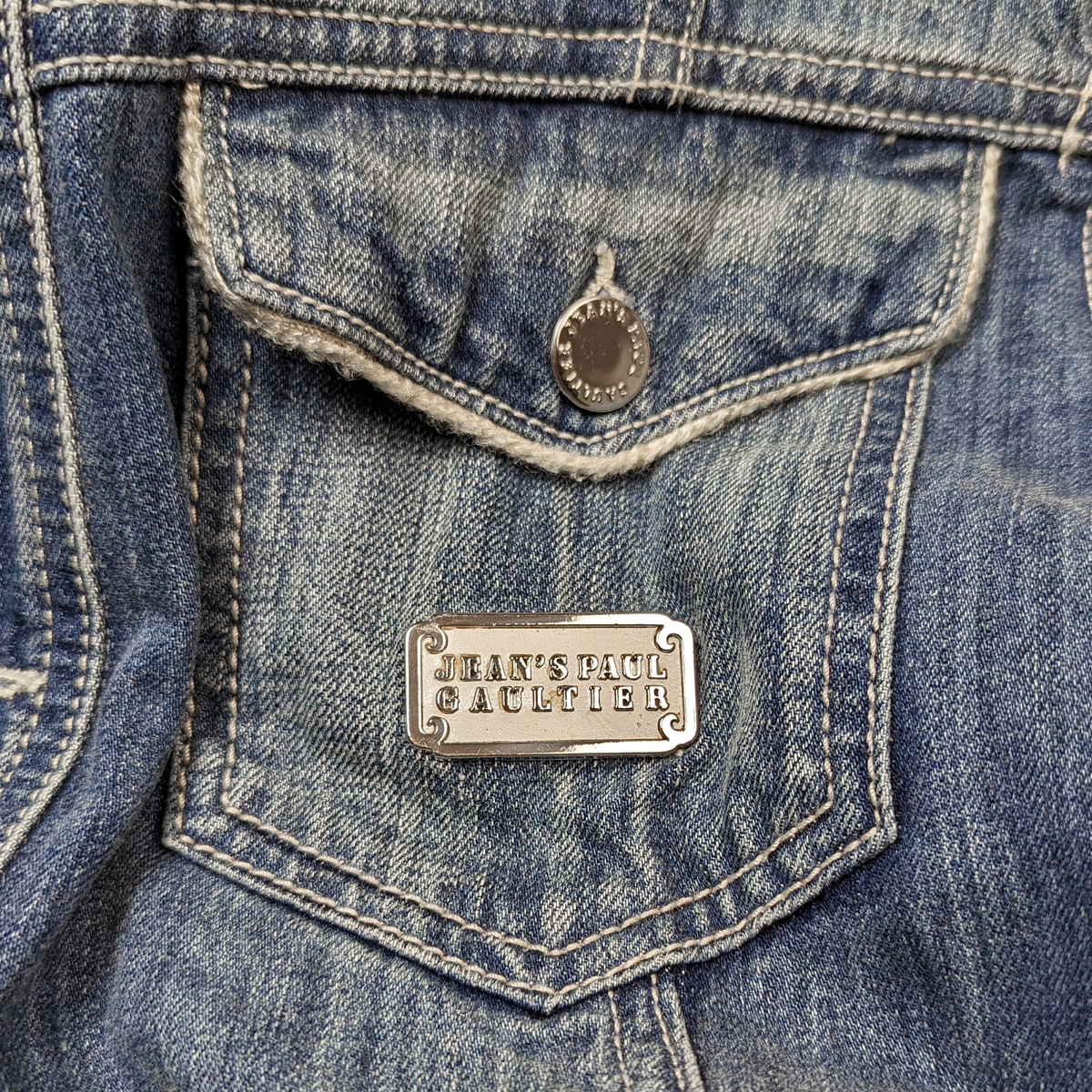 Jean Paul Gaultier Vintage Men's Denim Jacket Y2K 80s 90`s Jean Paul Gaultier Vintage Men's Denim Jacket Y2K 80s 90`s