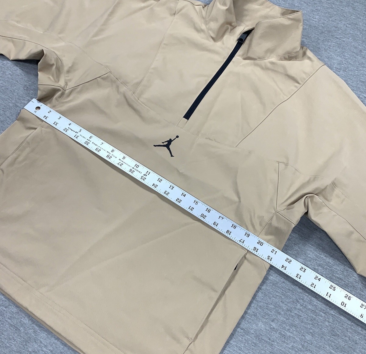 Jordan Sport Woven 1/4 Zip Golf Jacket Khaki Tan DZ0553-200 Jordan Sport Woven 1/4 Zip Golf Jacket Khaki Tan DZ0553-200