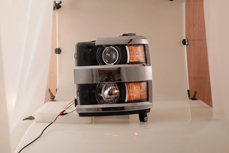 Headlights fit 2015-2019 chevy Silverado 2500 HD 3500 HD Headlamp Left + Right - Image 3 of 4