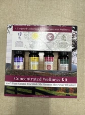 New Lefleuria Concentrated Wellness Kit Pure Essential Oils Lavender, Lemon