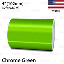 4" Roll Vinyl Pinstriping Pin Stripe Solid Line Car Tape Decals Stickers 102mm