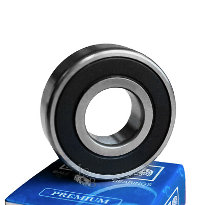 (Qty. 2) 6306-2RS C3 EMQ Premium Sealed Ball Bearings ABEC-3 30x72x19 6306RS