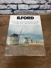 ILFORD Six Double Weight Mounting Panels for B W And Cibachrome Prints