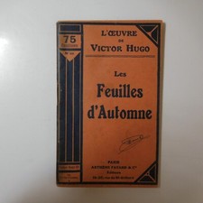 Victor Hugo 1830 The Leaves of Autumn No. 29 Paris Artheme Fayard France N6471