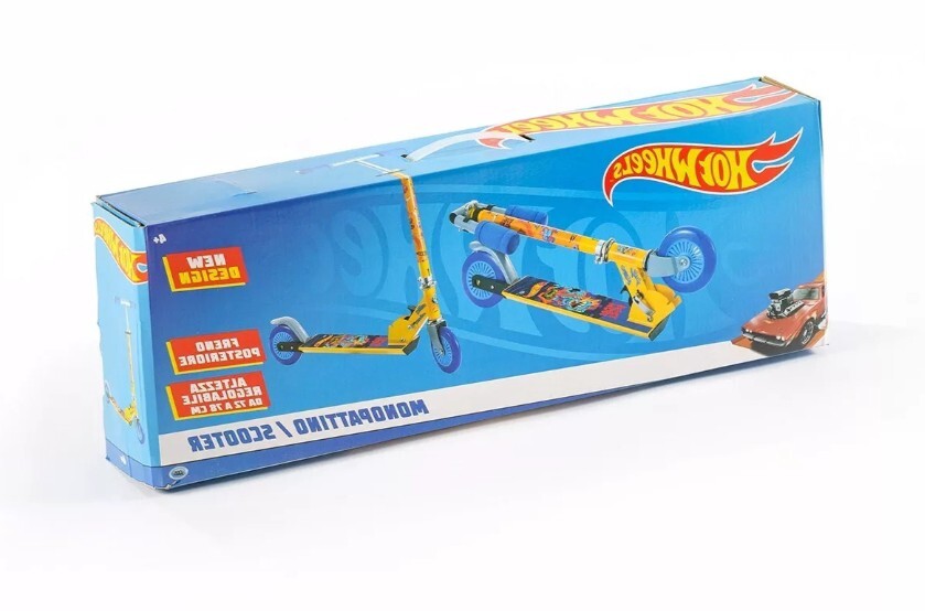 ODS - HOT WHEELS Monopattino Per Bambini 80 cm regolabile e richiudibile